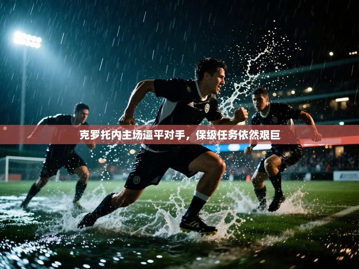 克罗托内主场逼平对手，保级任务依然艰巨  第2张